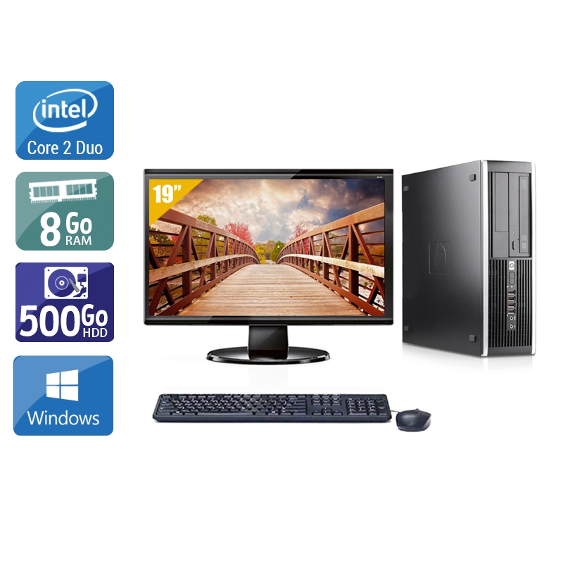 Acheter HP Compaq Pro 6000 SFF Core 2 Duo + Écran - 19'' 8Go RAM 500Go HDD Windows 10 Bon étatOccasion certifiée reconditionnée Bon état - 224,17 € HP Compaq Pro 6000 SFF Core 2 Duo + Écran - 19'' 8Go RAM 500Go HDD Windows 10 Bon étatOccasion certifiée reconditionnée Bon état - reconditionné disponible sur Kiatoo