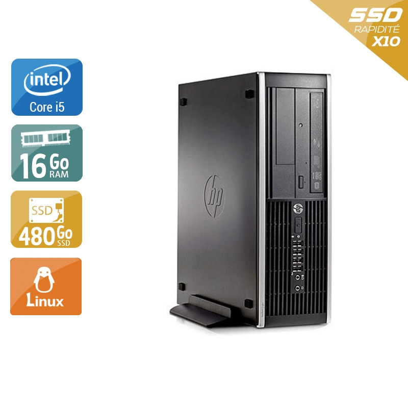 HP Compaq Pro 6300 SFF i5 - 16Go RAM 480Go SSD Linux  Très bon étatOccasion certifiée reconditionnée Bon état -  reconditionné disponible sur Kiatoo