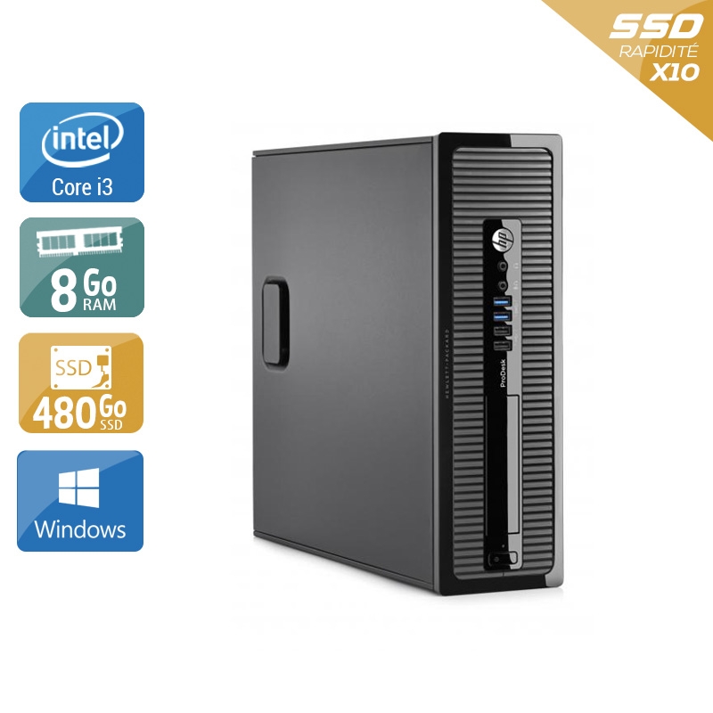 Acheter HP ProDesk 400 G2 SFF i3 - 8Go RAM 480Go SSD Windows 10 Très bon étatOccasion certifiée reconditionnée Bon état - 274,17 € HP ProDesk 400 G2 SFF i3 - 8Go RAM 480Go SSD Windows 10 Très bon étatOccasion certifiée reconditionnée Bon état - reconditionné disponible sur Kiatoo