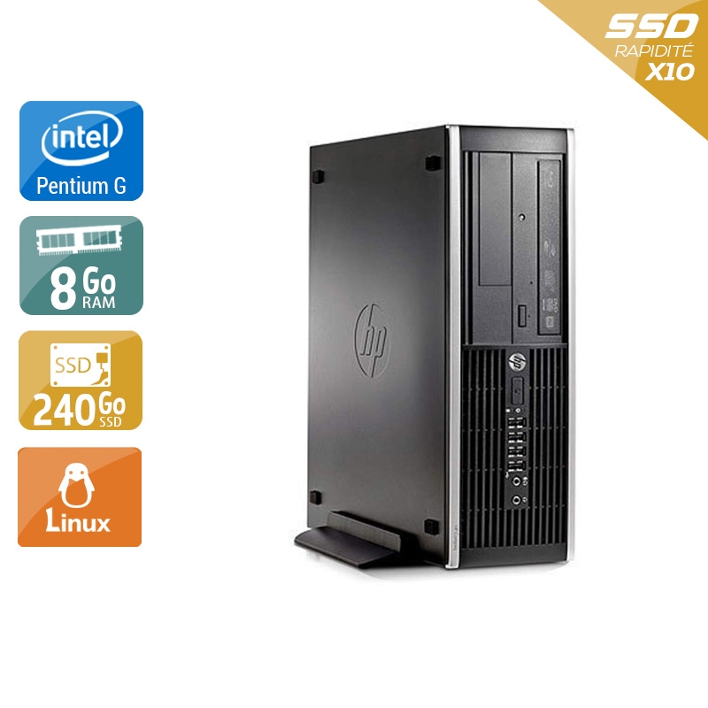 Acheter HP Compaq Pro 6300 SFF Pentium G Dual Core - 8Go RAM 240Go SSD Linux Bon étatOccasion certifiée reconditionnée Bon état - 190,83 € HP Compaq Pro 6300 SFF Pentium G Dual Core - 8Go RAM 240Go SSD Linux Bon étatOccasion certifiée reconditionnée Bon état - reconditionné disponible sur Kiatoo