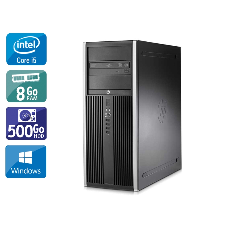 HP Compaq Elite 8100 Tower i5 - 8Go RAM 500Go HDD Windows 10  Très bon étatOccasion certifiée reconditionnée Bon état -  reconditionné disponible sur Kiatoo