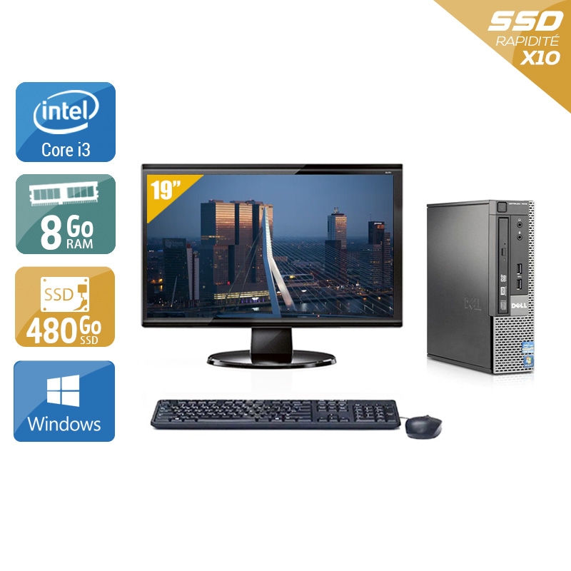 Acheter Dell Optiplex 790 USDT i3 + Écran - 19'' 8Go RAM 480Go SSD Windows 10 Bon étatOccasion certifiée reconditionnée Bon état - 265,83 € Dell Optiplex 790 USDT i3 + Écran - 19'' 8Go RAM 480Go SSD Windows 10 Bon étatOccasion certifiée reconditionnée Bon état - reconditionné disponible sur Kiatoo