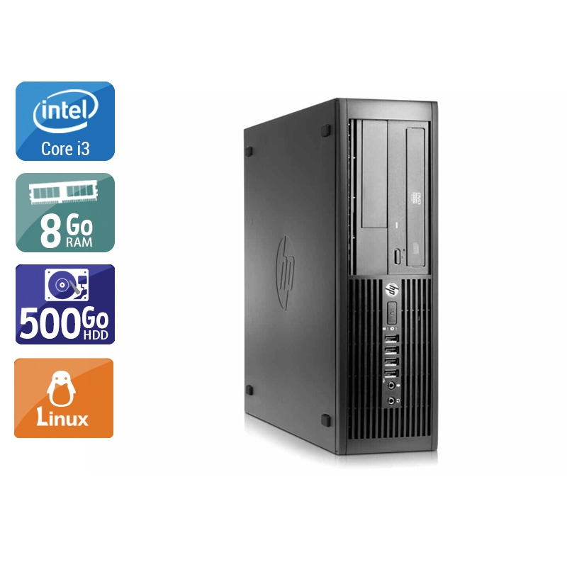 HP Compaq Pro 4300 SFF i3 - 8Go RAM 500Go HDD Linux  État correctOccasion certifiée reconditionnée Bon état -  reconditionné disponible sur Kiatoo
