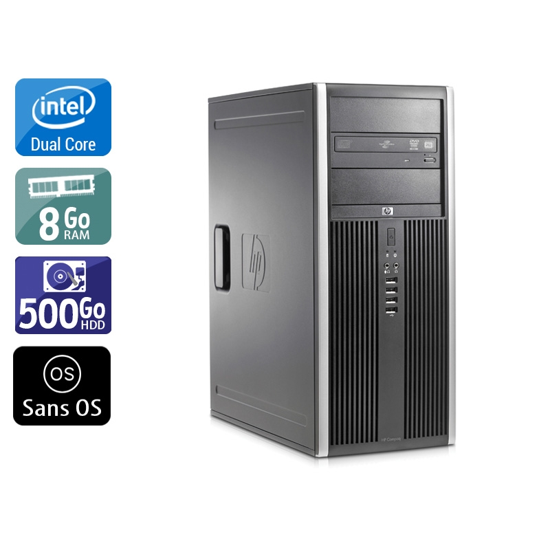 Acheter HP Compaq Elite 8000 Tower Dual Core - 8Go RAM 500Go HDD Sans OS Bon étatOccasion certifiée reconditionnée Bon état - 190,83 € HP Compaq Elite 8000 Tower Dual Core - 8Go RAM 500Go HDD Sans OS Bon étatOccasion certifiée reconditionnée Bon état - reconditionné disponible sur Kiatoo