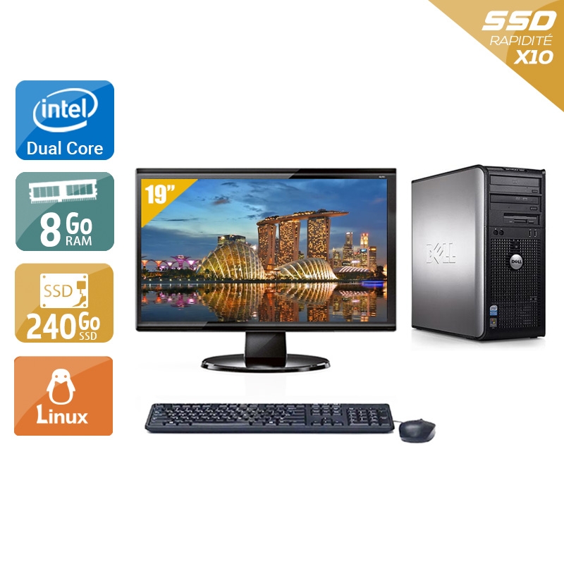 Acheter Dell Optiplex 380 Desktop Dual Core + Écran - 19'' 8Go RAM 240Go SSD Linux Très bon étatOccasion certifiée reconditionnée Bon état - 265,84 € Dell Optiplex 380 Desktop Dual Core + Écran - 19'' 8Go RAM 240Go SSD Linux Très bon étatOccasion certifiée reconditionnée Bon état - reconditionné disponible sur Kiatoo
