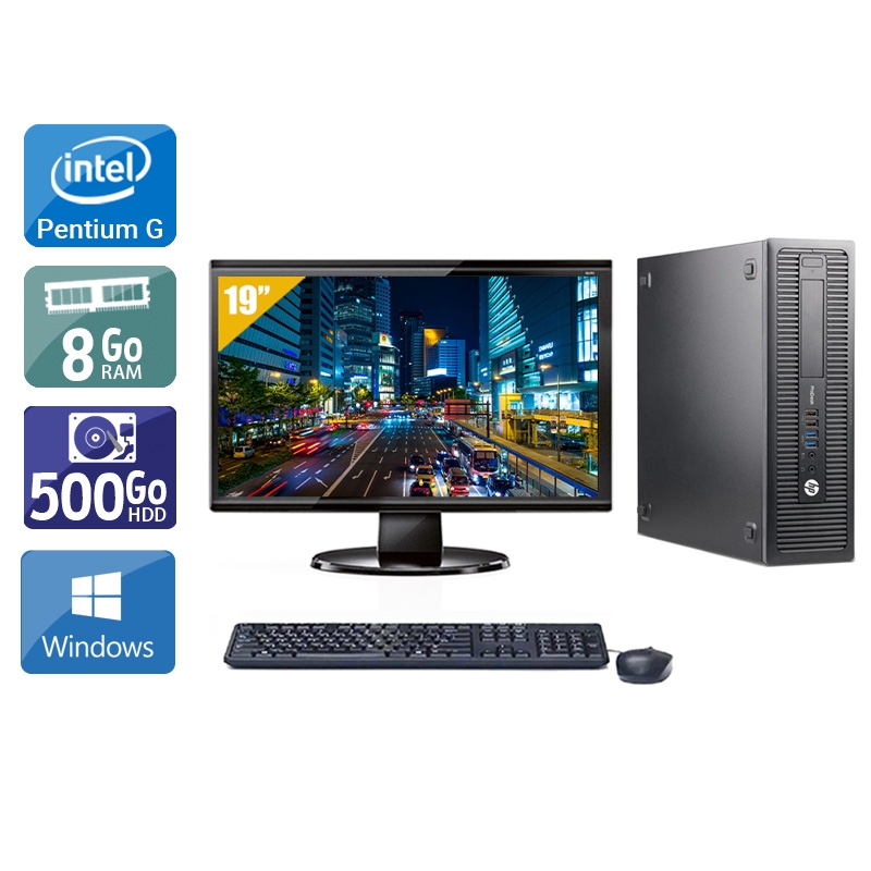 Acheter HP ProDesk 600 G1 SFF Pentium G Dual Core + Écran - 19'' 8Go RAM 500Go HDD Windows 10 Bon étatOccasion certifiée reconditionnée Bon état - 224,17 € HP ProDesk 600 G1 SFF Pentium G Dual Core + Écran - 19'' 8Go RAM 500Go HDD Windows 10 Bon étatOccasion certifiée reconditionnée Bon état - reconditionné disponible sur Kiatoo