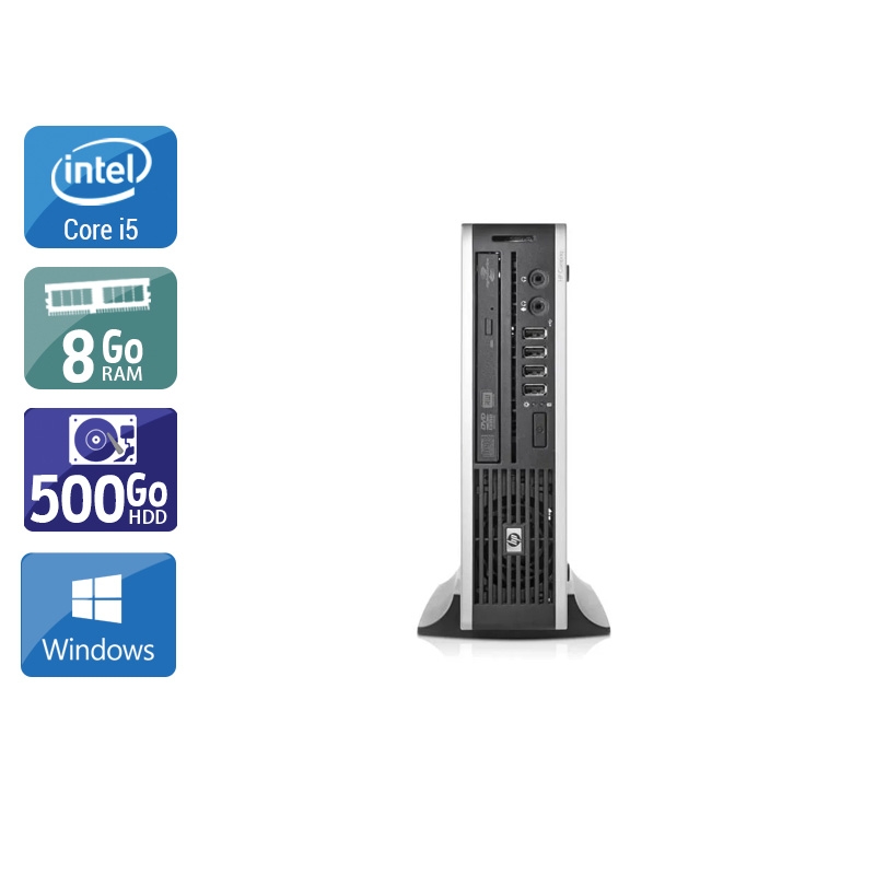 HP Compaq Elite 8300 USDT i5 - 8Go RAM 500Go HDD Windows 10  Bon étatOccasion certifiée reconditionnée Bon état -  reconditionné disponible sur Kiatoo