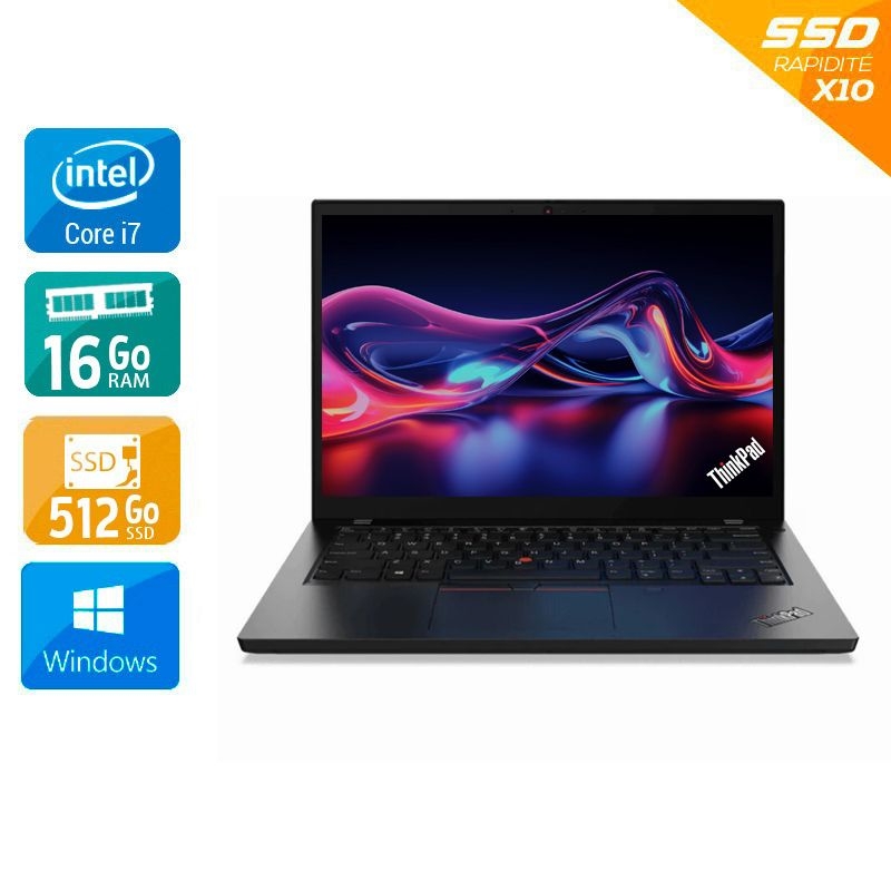 Acheter Lenovo ThinkPad L14 Gen 2 14'' i7 Gen 11 - 16Go RAM 512Go SSD Windows 11 État correctOccasion certifiée reconditionnée Bon état - 407,50 € Lenovo ThinkPad L14 Gen 2 14'' i7 Gen 11 - 16Go RAM 512Go SSD Windows 11 État correctOccasion certifiée reconditionnée Bon état - reconditionné disponible sur Kiatoo