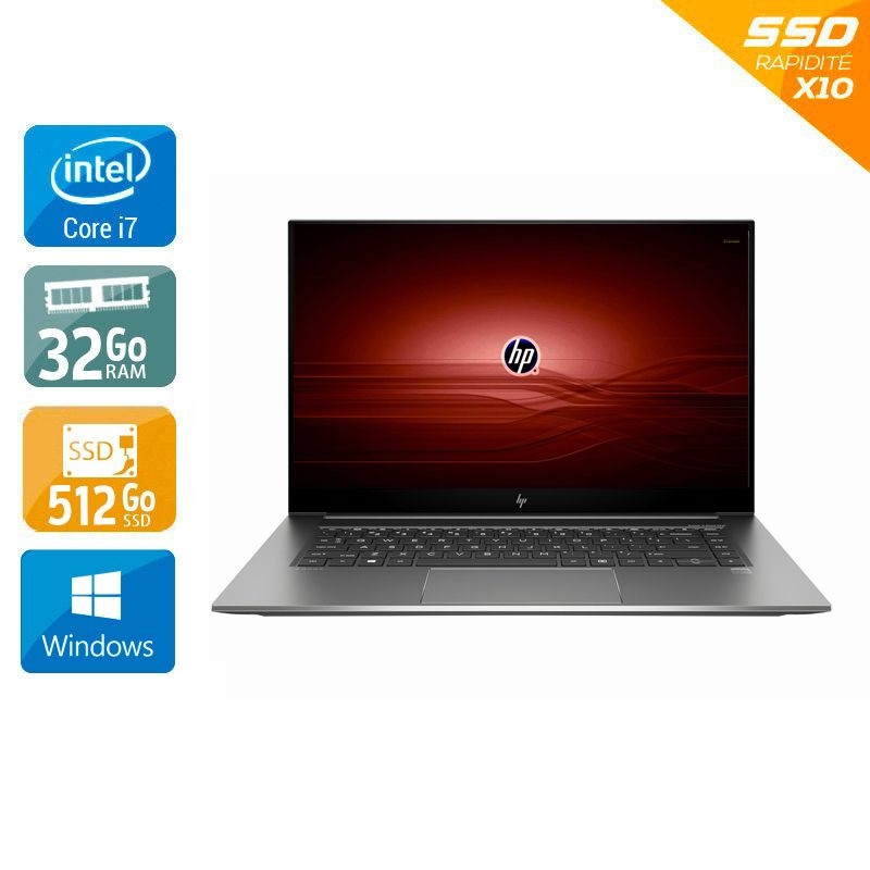 Acheter HP ZBook Studio G7 15,5'' i7 Gen 10 - 32Go RAM 512Go SSD Windows 11 État correctOccasion certifiée reconditionnée Bon état - 790,83 € HP ZBook Studio G7 15,5'' i7 Gen 10 - 32Go RAM 512Go SSD Windows 11 État correctOccasion certifiée reconditionnée Bon état - reconditionné disponible sur Kiatoo