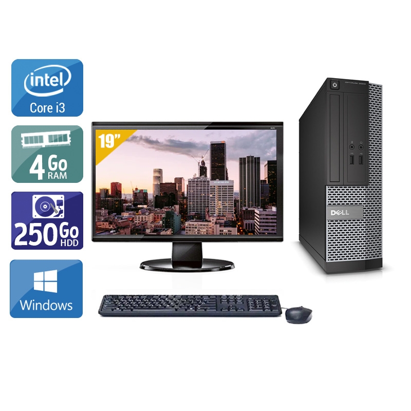 Acheter Dell Optiplex 390 SFF i3 + Écran - 19'' 4Go RAM 250Go HDD Windows 10 Bon étatOccasion certifiée reconditionnée Bon état - 224,17 € Dell Optiplex 390 SFF i3 + Écran - 19'' 4Go RAM 250Go HDD Windows 10 Bon étatOccasion certifiée reconditionnée Bon état - reconditionné disponible sur Kiatoo