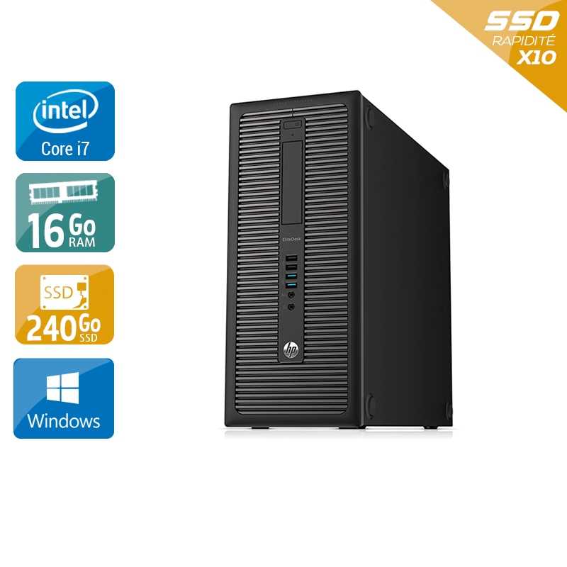 Acheter HP EliteDesk 800 G1 Tower i7 - 16Go RAM 240Go SSD Windows 10 Très bon étatOccasion certifiée reconditionnée Bon état - 265,84 € HP EliteDesk 800 G1 Tower i7 - 16Go RAM 240Go SSD Windows 10 Très bon étatOccasion certifiée reconditionnée Bon état - reconditionné disponible sur Kiatoo