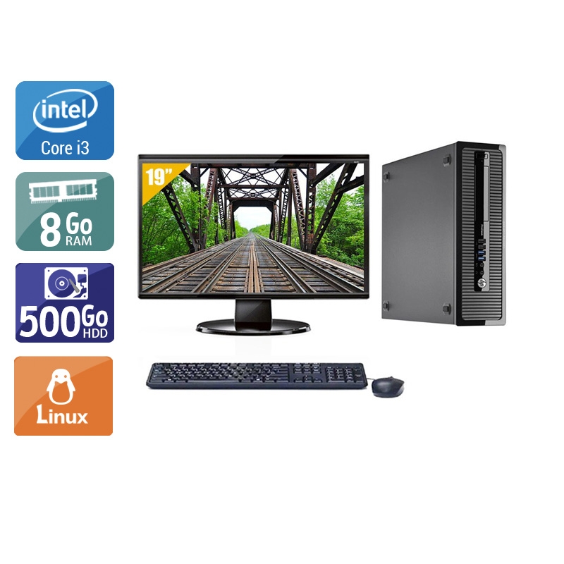 Acheter HP ProDesk 400 G2 Tower i3 + Écran - 19'' 8Go RAM 500Go HDD Linux Bon étatOccasion certifiée reconditionnée Bon état - 224,17 € HP ProDesk 400 G2 Tower i3 + Écran - 19'' 8Go RAM 500Go HDD Linux Bon étatOccasion certifiée reconditionnée Bon état - reconditionné disponible sur Kiatoo
