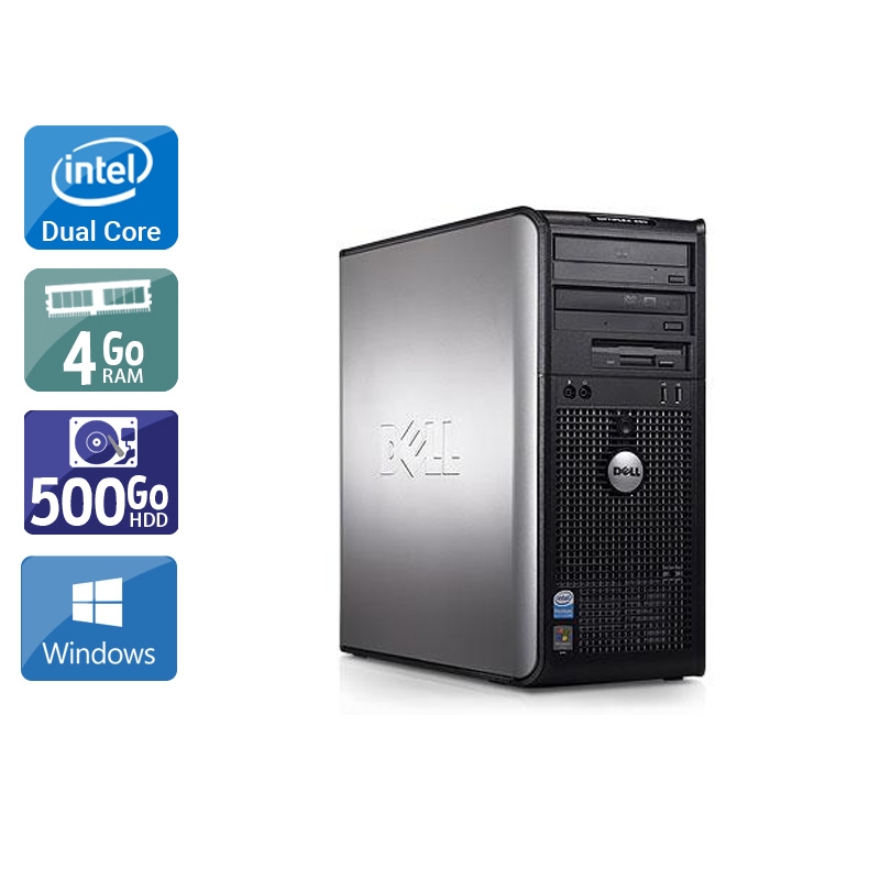 Dell Optiplex 360 Tower Dual Core - 4Go RAM 500Go HDD Windows 10  Bon étatOccasion certifiée reconditionnée Bon état -  reconditionné disponible sur Kiatoo