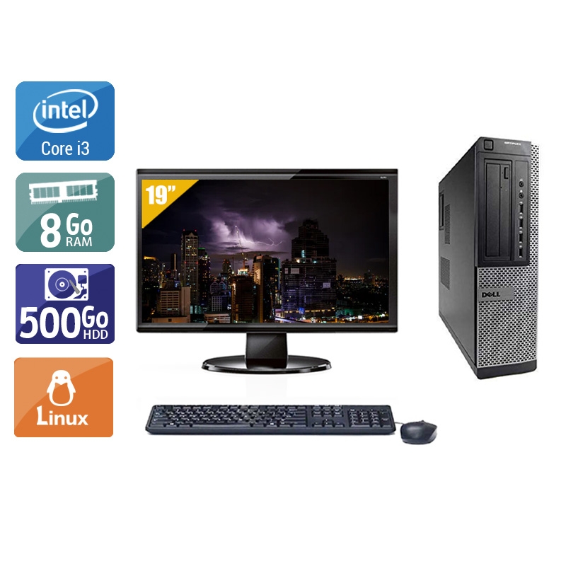 Acheter Dell Optiplex 990 Desktop i3 + Écran - 19'' 8Go RAM 500Go HDD Linux Bon étatOccasion certifiée reconditionnée Bon état - 224,17 € Dell Optiplex 990 Desktop i3 + Écran - 19'' 8Go RAM 500Go HDD Linux Bon étatOccasion certifiée reconditionnée Bon état - reconditionné disponible sur Kiatoo