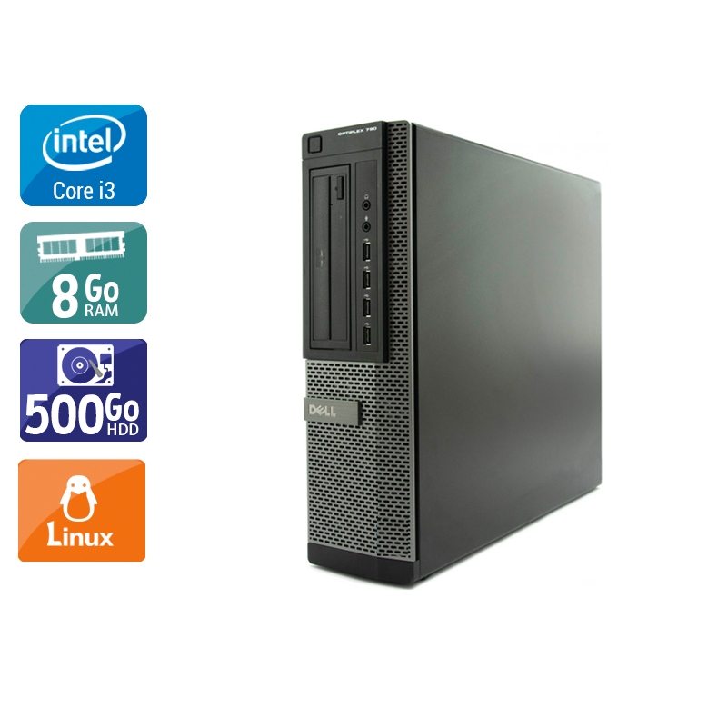 Dell Optiplex 790 Desktop i3 - 8Go RAM 500Go HDD Linux  Bon étatOccasion certifiée reconditionnée Bon état -  reconditionné disponible sur Kiatoo