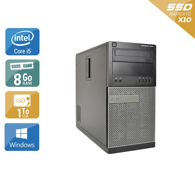 Acheter Dell Optiplex 990 Tower i5 - 8Go RAM 1To SSD Windows 10 Bon étatOccasion certifiée reconditionnée Bon état - 274,17 € Dell Optiplex 990 Tower i5 - 8Go RAM 1To SSD Windows 10 Bon étatOccasion certifiée reconditionnée Bon état - reconditionné disponible sur Kiatoo