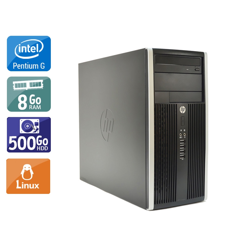 HP Compaq Pro 6200 Tower Pentium G Dual Core - 8Go RAM 500Go HDD Linux  Bon étatOccasion certifiée reconditionnée Bon état -  reconditionné disponible sur Kiatoo