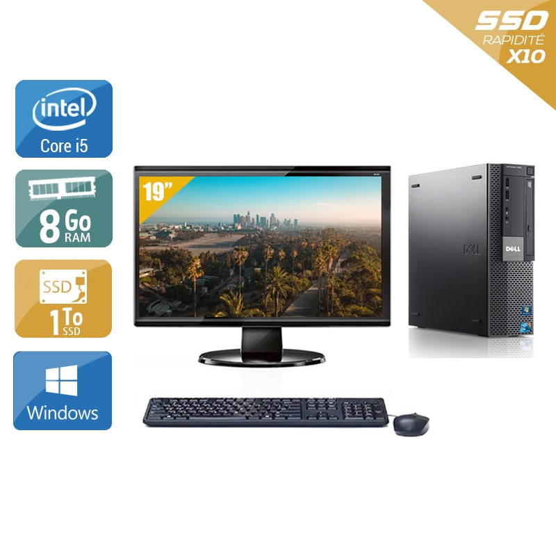 Acheter Dell Optiplex 980 Desktop i5 + Écran - 19'' 8Go RAM 1To SSD Windows 10 Bon étatOccasion certifiée reconditionnée Bon état - 307,50 € Dell Optiplex 980 Desktop i5 + Écran - 19'' 8Go RAM 1To SSD Windows 10 Bon étatOccasion certifiée reconditionnée Bon état - reconditionné disponible sur Kiatoo