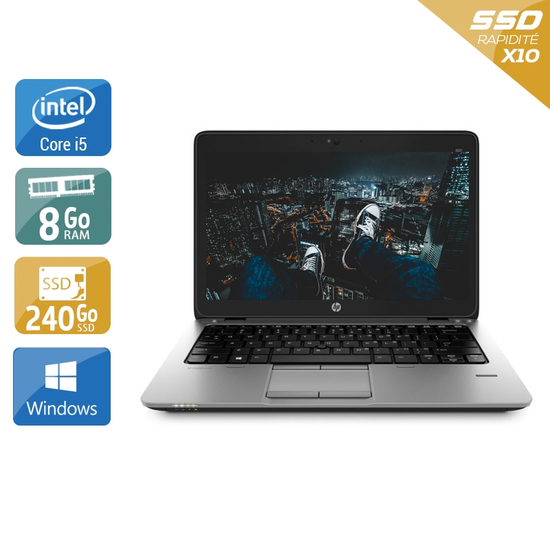 Acheter HP EliteBook 820 G1 12,5'' i5 - 8Go RAM 240Go SSD Windows 10 Bon étatOccasion certifiée reconditionnée Bon état - 190,83 € HP EliteBook 820 G1 12,5'' i5 - 8Go RAM 240Go SSD Windows 10 Bon étatOccasion certifiée reconditionnée Bon état - reconditionné disponible sur Kiatoo
