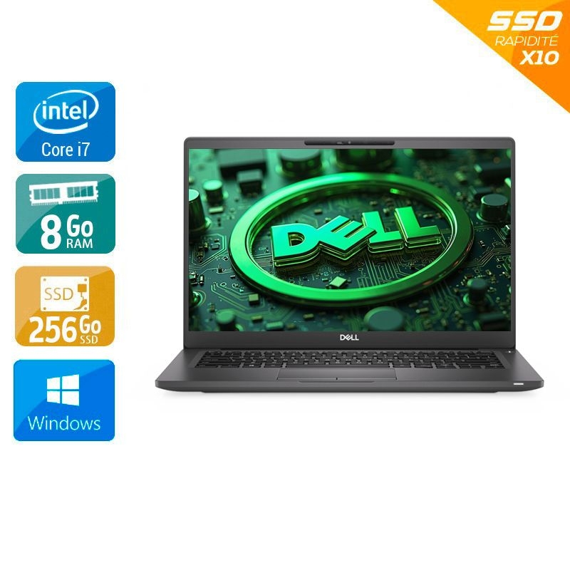 Dell Latitude 7400 14'' i7 Gen 8 - 8Go RAM 256Go SSD Windows 11  Bon étatOccasion certifiée reconditionnée Bon état -  reconditionné disponible sur Kiatoo