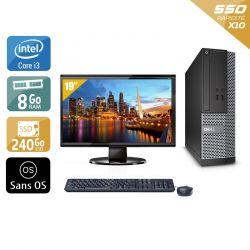 Acheter Dell Optiplex 3020 SFF i3 + Écran - 19'' 8Go RAM 240Go SSD Sans OS Bon état - 199,00 € Dell Optiplex 3020 SFF i3 + Écran - 19'' 8Go RAM 240Go SSD Sans OS Bon état - reconditionné disponible sur Kiatoo