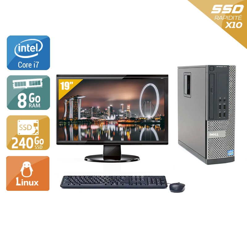 Acheter Dell Optiplex 9010 SFF i7 + Écran - 19'' 8Go RAM 240Go SSD Linux Très bon étatOccasion certifiée reconditionnée Bon état - 265,84 € Dell Optiplex 9010 SFF i7 + Écran - 19'' 8Go RAM 240Go SSD Linux Très bon étatOccasion certifiée reconditionnée Bon état - reconditionné disponible sur Kiatoo
