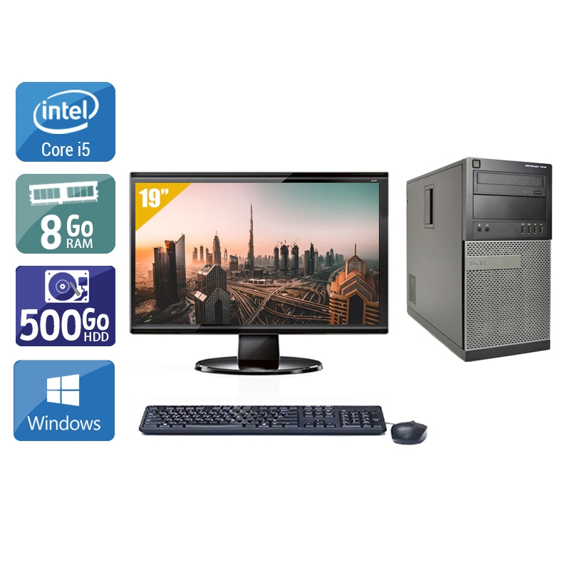 Acheter Dell Optiplex 790 Tower i5 + Écran - 19'' 8Go RAM 500Go HDD Windows 10 Bon étatOccasion certifiée reconditionnée Bon état - 224,17 € Dell Optiplex 790 Tower i5 + Écran - 19'' 8Go RAM 500Go HDD Windows 10 Bon étatOccasion certifiée reconditionnée Bon état - reconditionné disponible sur Kiatoo