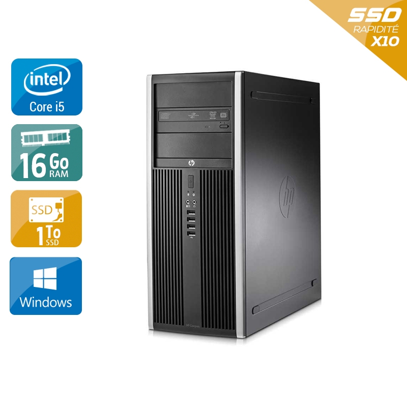 HP Compaq Elite 8100 Tower i5 - 16Go RAM 1To SSD Windows 10  Très bon étatOccasion certifiée reconditionnée Bon état -  reconditionné disponible sur Kiatoo