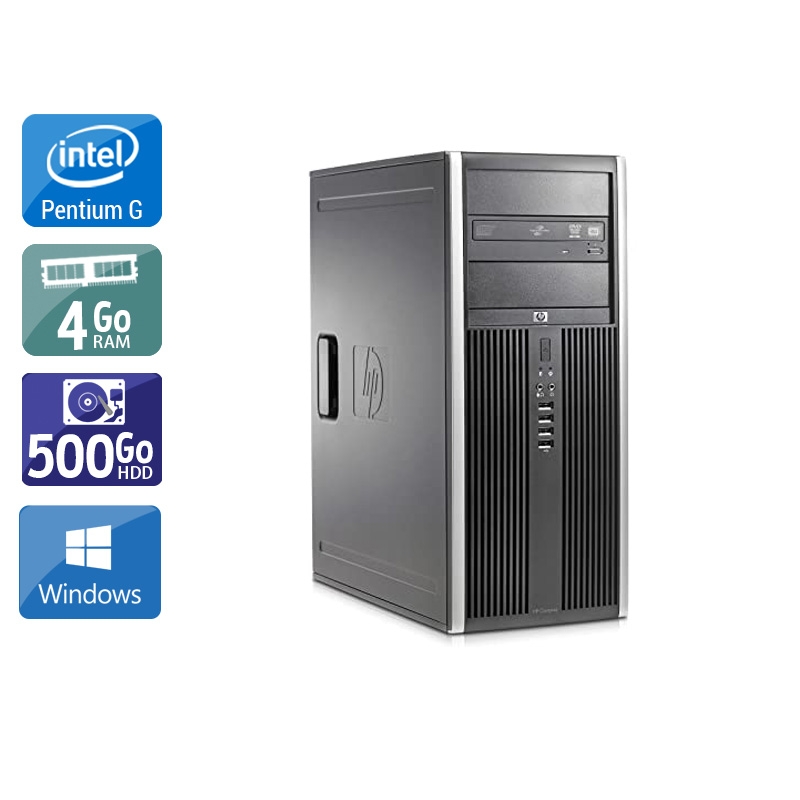 HP Compaq dc5700 Tower Pentium G Dual Core - 4Go RAM 500Go HDD Windows 10  Bon étatOccasion certifiée reconditionnée Bon état -  reconditionné disponible sur Kiatoo