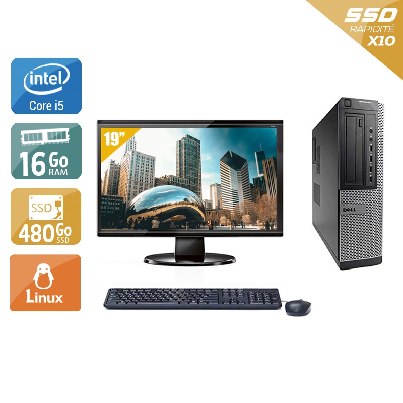 Acheter Dell Optiplex 7010 Desktop i5 + Écran - 19'' 16Go RAM 480Go SSD Linux Très bon étatOccasion certifiée reconditionnée Bon état - 340,84 € Dell Optiplex 7010 Desktop i5 + Écran - 19'' 16Go RAM 480Go SSD Linux Très bon étatOccasion certifiée reconditionnée Bon état - reconditionné disponible sur Kiatoo