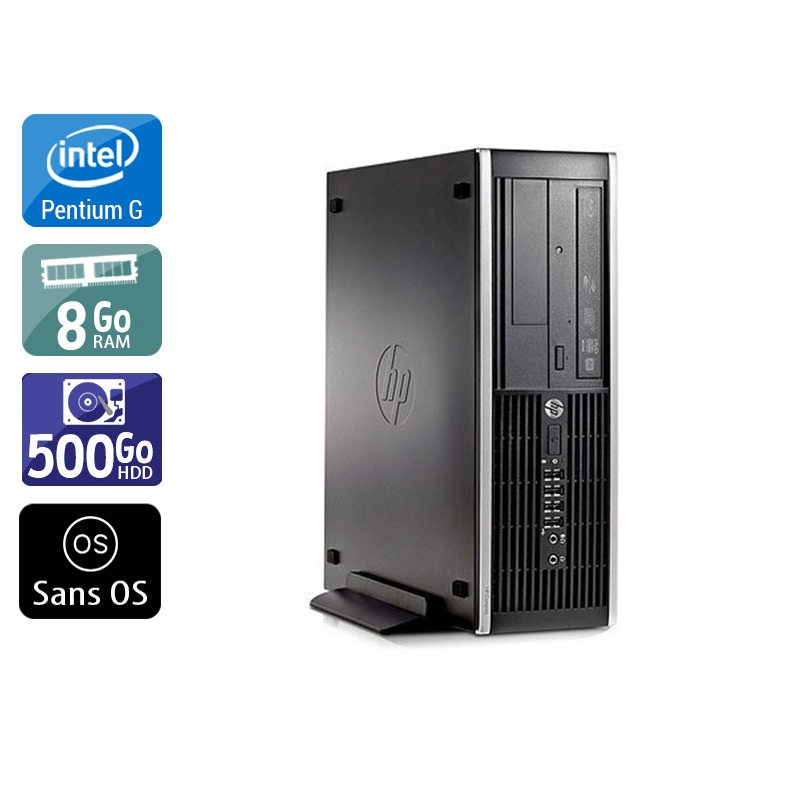 HP Compaq Pro 6200 SFF Pentium G Dual Core - 8Go RAM 500Go HDD Sans OS  État correctOccasion certifiée reconditionnée Bon état -  reconditionné disponible sur Kiatoo