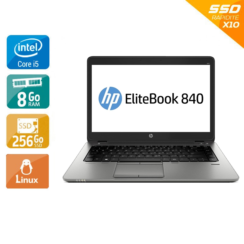 Acheter HP EliteBook 840 G8 14'' i5 Gen 11 - 8Go RAM 256Go SSD Linux Très bon étatOccasion certifiée reconditionnée Bon état - 357,50 € HP EliteBook 840 G8 14'' i5 Gen 11 - 8Go RAM 256Go SSD Linux Très bon étatOccasion certifiée reconditionnée Bon état - reconditionné disponible sur Kiatoo