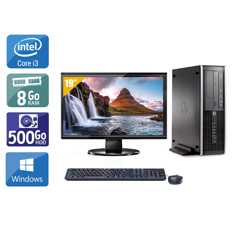 Acheter HP Compaq Pro 6300 SFF i3 + Écran - 19'' 8Go RAM 500Go HDD Windows 10 Très bon étatOccasion certifiée reconditionnée Bon état - 265,84 € HP Compaq Pro 6300 SFF i3 + Écran - 19'' 8Go RAM 500Go HDD Windows 10 Très bon étatOccasion certifiée reconditionnée Bon état - reconditionné disponible sur Kiatoo