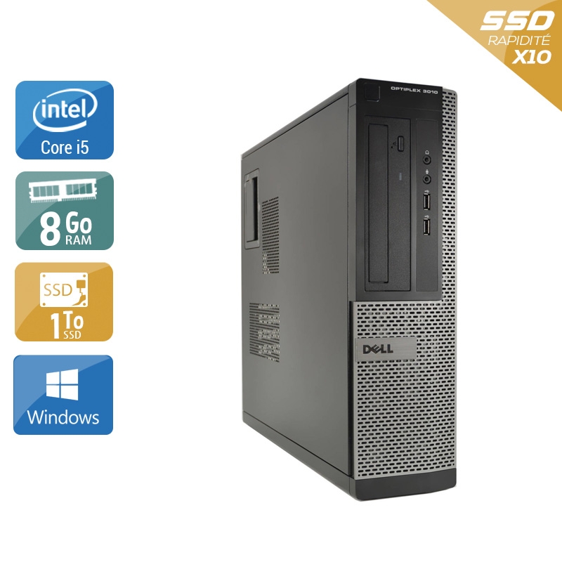 Acheter Dell Optiplex 3010 Desktop i5 - 8Go RAM 1To SSD Windows 10 Bon étatOccasion certifiée reconditionnée Bon état - 274,17 € Dell Optiplex 3010 Desktop i5 - 8Go RAM 1To SSD Windows 10 Bon étatOccasion certifiée reconditionnée Bon état - reconditionné disponible sur Kiatoo