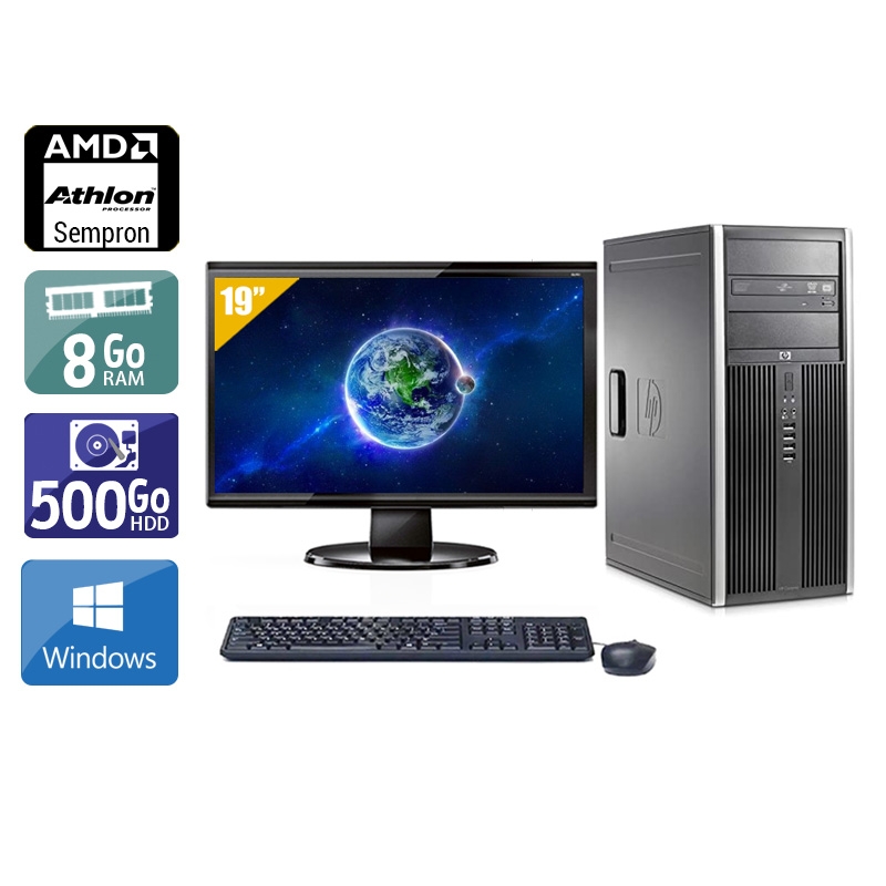 Acheter HP Compaq dc5750 Tower AMD Sempron + Écran - 19'' 8Go RAM 500Go HDD Windows 10 Très bon étatOccasion certifiée reconditionnée Bon état - 265,84 € HP Compaq dc5750 Tower AMD Sempron + Écran - 19'' 8Go RAM 500Go HDD Windows 10 Très bon étatOccasion certifiée reconditionnée Bon état - reconditionné disponible sur Kiatoo