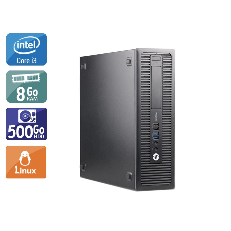 Acheter HP ProDesk 600 G1 SFF i3 - 8Go RAM 500Go HDD Linux Très bon étatOccasion certifiée reconditionnée Bon état - 232,50 € HP ProDesk 600 G1 SFF i3 - 8Go RAM 500Go HDD Linux Très bon étatOccasion certifiée reconditionnée Bon état - reconditionné disponible sur Kiatoo