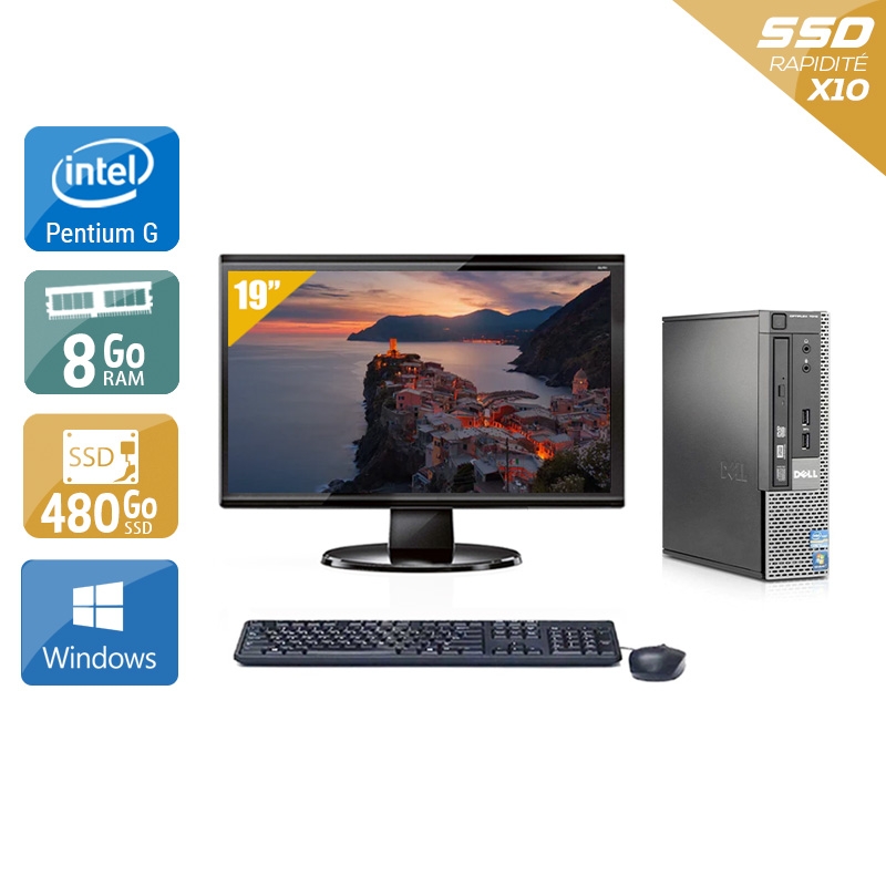 Acheter Dell Optiplex 7010 USDT Pentium G Dual Core + Écran - 19'' 8Go RAM 480Go SSD Windows 10 Bon étatOccasion certifiée reconditionnée Bon état - 265,83 € Dell Optiplex 7010 USDT Pentium G Dual Core + Écran - 19'' 8Go RAM 480Go SSD Windows 10 Bon étatOccasion certifiée reconditionnée Bon état - reconditionné disponible sur Kiatoo