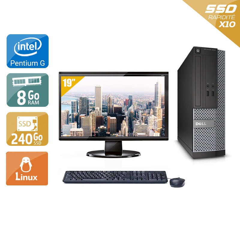 Acheter Dell Optiplex 390 Desktop Pentium G Dual Core + Écran - 19'' 8Go RAM 240Go SSD Linux Bon étatOccasion certifiée reconditionnée Bon état - 282,50 € Dell Optiplex 390 Desktop Pentium G Dual Core + Écran - 19'' 8Go RAM 240Go SSD Linux Bon étatOccasion certifiée reconditionnée Bon état - reconditionné disponible sur Kiatoo