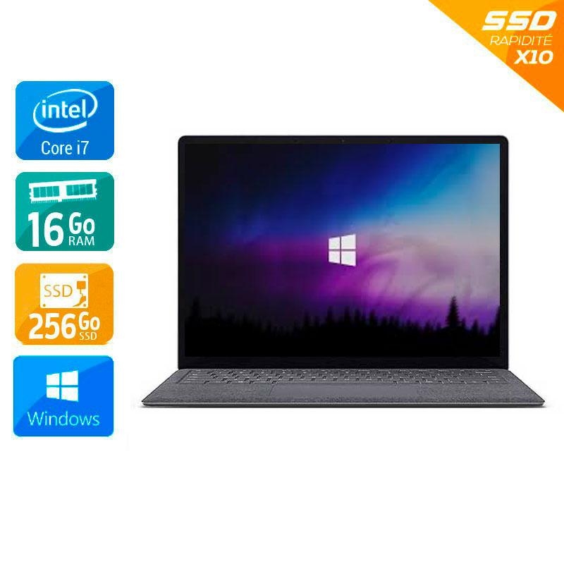 Microsoft Surface Laptop 3 13,5'' i7 Gen 10 16Go RAM 256Go SSD Windows 11 - Etat du Produit : État correct  État correctOccasion certifiée reconditionnée Bon état -  reconditionné disponible sur Kiatoo