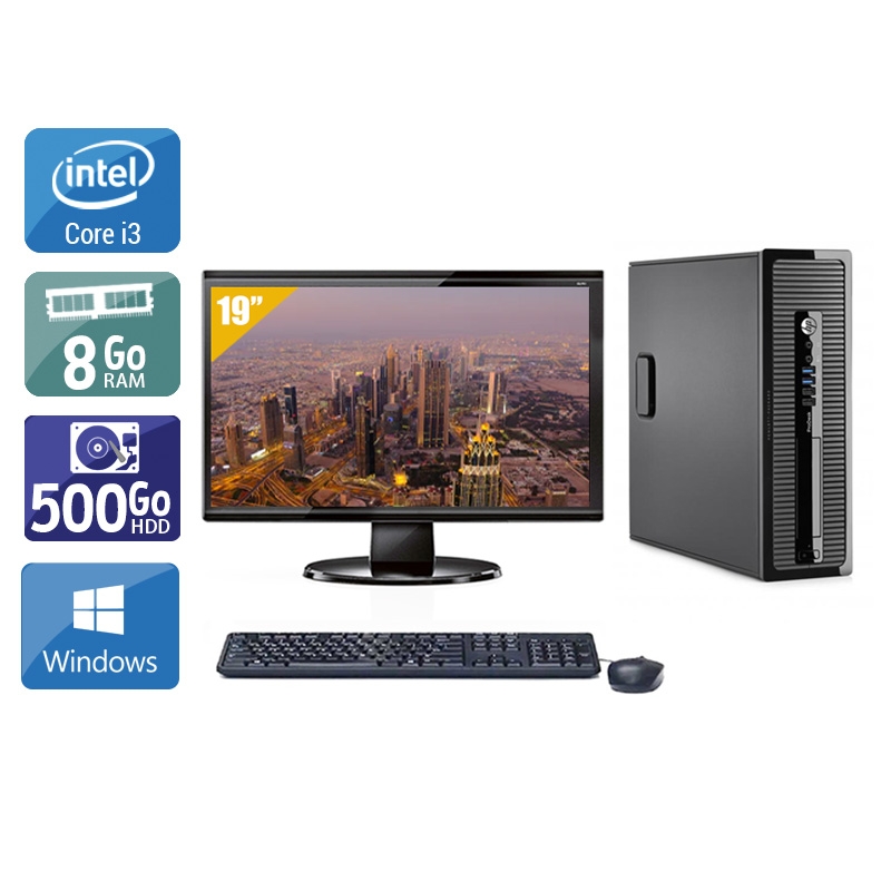 Acheter HP ProDesk 400 G2 SFF i3 + Écran - 19'' 8Go RAM 500Go HDD Windows 10 Très bon étatOccasion certifiée reconditionnée Bon état - 265,84 € HP ProDesk 400 G2 SFF i3 + Écran - 19'' 8Go RAM 500Go HDD Windows 10 Très bon étatOccasion certifiée reconditionnée Bon état - reconditionné disponible sur Kiatoo