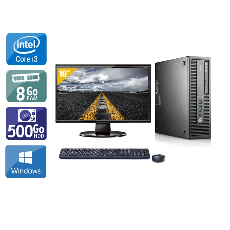 Acheter HP EliteDesk 800 G1 SFF i3 + Écran - 19'' 8Go RAM 500Go HDD Windows 10 Bon étatOccasion certifiée reconditionnée Bon état - 224,17 € HP EliteDesk 800 G1 SFF i3 + Écran - 19'' 8Go RAM 500Go HDD Windows 10 Bon étatOccasion certifiée reconditionnée Bon état - reconditionné disponible sur Kiatoo