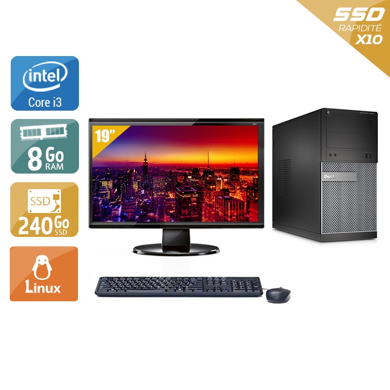 Acheter Dell Optiplex 3020 Tower i3 + Écran - 19'' 8Go RAM 240Go SSD Linux Bon étatOccasion certifiée reconditionnée Bon état - 224,17 € Dell Optiplex 3020 Tower i3 + Écran - 19'' 8Go RAM 240Go SSD Linux Bon étatOccasion certifiée reconditionnée Bon état - reconditionné disponible sur Kiatoo