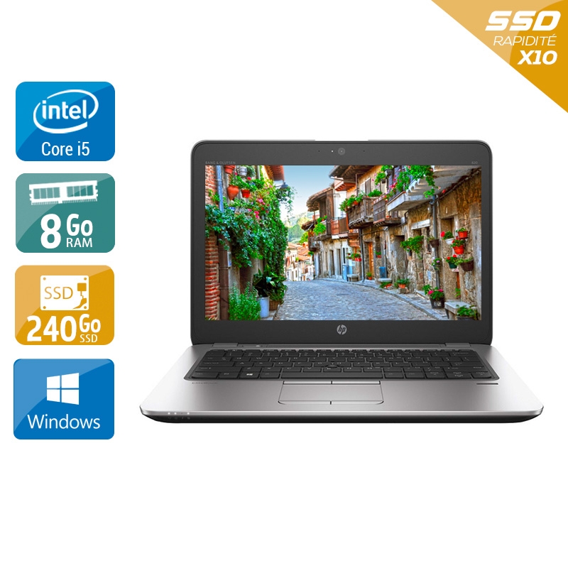 HP EliteBook 820 G3 12,5'' i5 Gen 6 - 8Go RAM 240Go SSD Windows 10  Bon étatOccasion certifiée reconditionnée Bon état -  reconditionné disponible sur Kiatoo