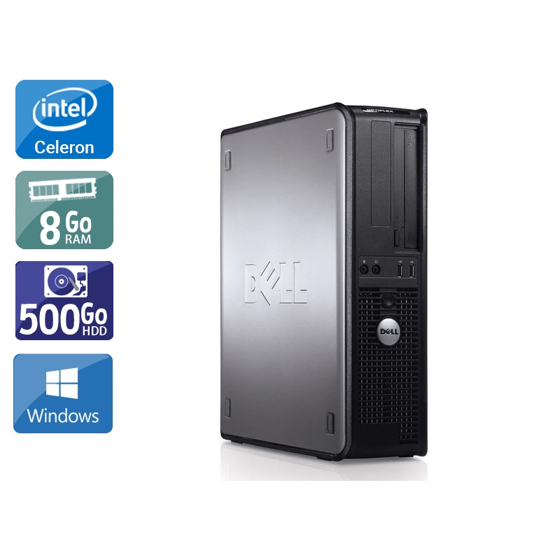 Acheter Dell Optiplex 780 Desktop Celeron Dual Core - 8Go RAM 500Go HDD Windows 10 Bon étatOccasion certifiée reconditionnée Bon état - 190,83 € Dell Optiplex 780 Desktop Celeron Dual Core - 8Go RAM 500Go HDD Windows 10 Bon étatOccasion certifiée reconditionnée Bon état - reconditionné disponible sur Kiatoo