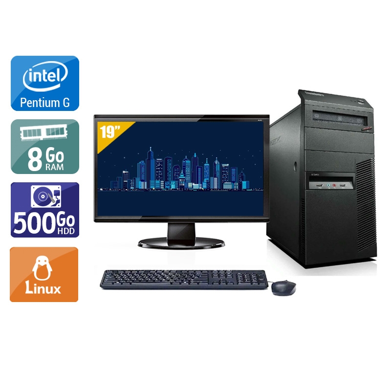 Acheter Lenovo ThinkCentre M81 Tower Pentium G Dual Core + Écran - 19'' 8Go RAM 500Go HDD Linux Bon étatOccasion certifiée reconditionnée Bon état - 249,17 € Lenovo ThinkCentre M81 Tower Pentium G Dual Core + Écran - 19'' 8Go RAM 500Go HDD Linux Bon étatOccasion certifiée reconditionnée Bon état - reconditionné disponible sur Kiatoo