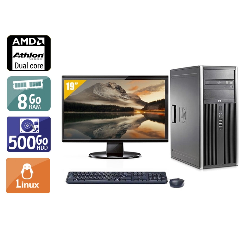 Acheter HP Compaq dc5850 Tower AMD Athlon Dual Core + Écran - 19'' 8Go RAM 500Go HDD Linux Bon étatOccasion certifiée reconditionnée Bon état - 224,17 € HP Compaq dc5850 Tower AMD Athlon Dual Core + Écran - 19'' 8Go RAM 500Go HDD Linux Bon étatOccasion certifiée reconditionnée Bon état - reconditionné disponible sur Kiatoo