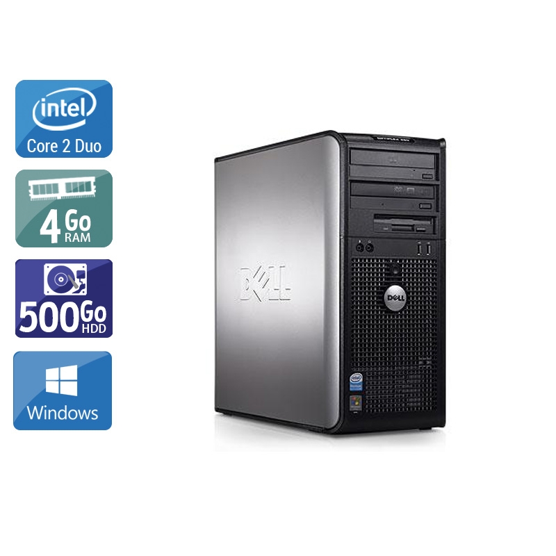 Acheter Dell Optiplex 360 Tower Core 2 Duo - 4Go RAM 500Go HDD Windows 10 Bon étatOccasion certifiée reconditionnée Bon état - 190,83 € Dell Optiplex 360 Tower Core 2 Duo - 4Go RAM 500Go HDD Windows 10 Bon étatOccasion certifiée reconditionnée Bon état - reconditionné disponible sur Kiatoo