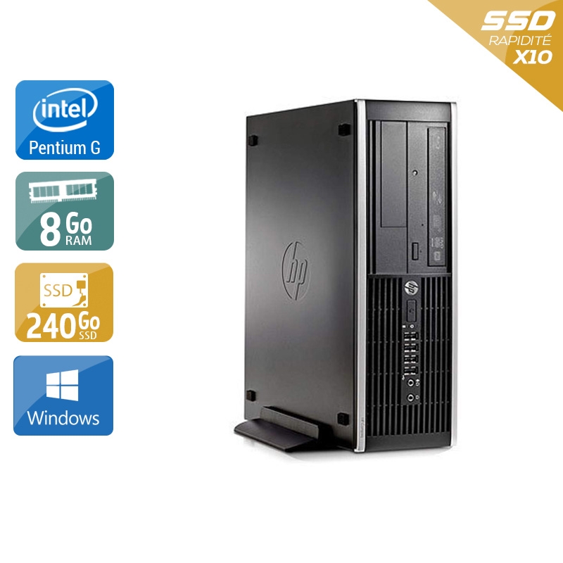 Acheter HP Compaq Pro 6300 SFF Pentium G Dual Core - 8Go RAM 240Go SSD Windows 10 État correctOccasion certifiée reconditionnée Bon état - 165,83 € HP Compaq Pro 6300 SFF Pentium G Dual Core - 8Go RAM 240Go SSD Windows 10 État correctOccasion certifiée reconditionnée Bon état - reconditionné disponible sur Kiatoo