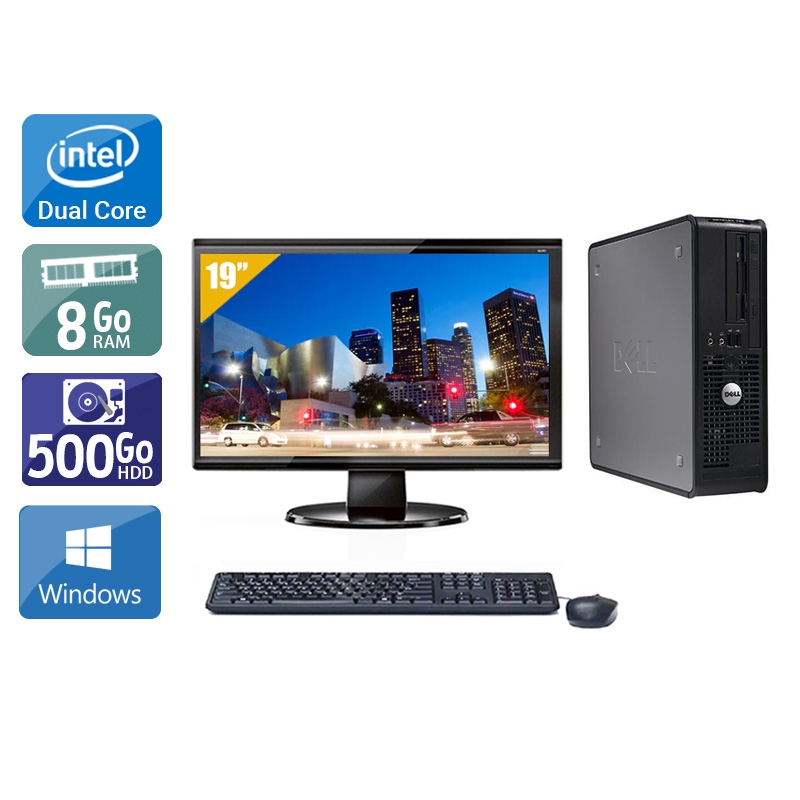 Acheter Dell Optiplex 760 SFF Dual Core + Écran - 19'' 8Go RAM 500Go HDD Windows 10 Bon étatOccasion certifiée reconditionnée Bon état - 224,17 € Dell Optiplex 760 SFF Dual Core + Écran - 19'' 8Go RAM 500Go HDD Windows 10 Bon étatOccasion certifiée reconditionnée Bon état - reconditionné disponible sur Kiatoo