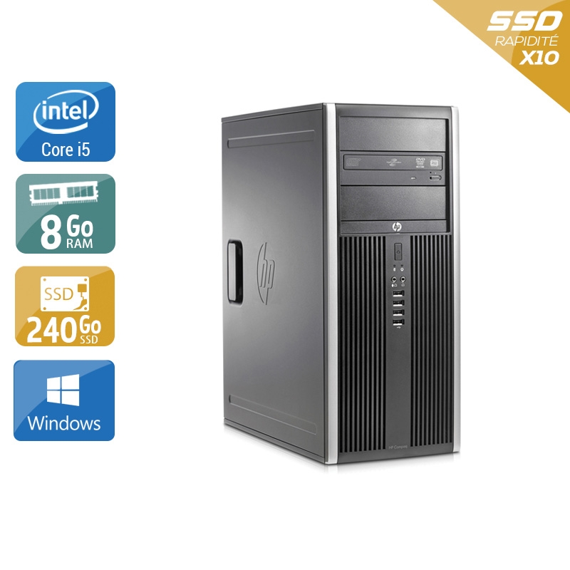 Acheter HP Compaq Elite 8200 Tower i5 - 8Go RAM 240Go SSD Windows 10 Bon étatOccasion certifiée reconditionnée Bon état - 190,83 € HP Compaq Elite 8200 Tower i5 - 8Go RAM 240Go SSD Windows 10 Bon étatOccasion certifiée reconditionnée Bon état - reconditionné disponible sur Kiatoo